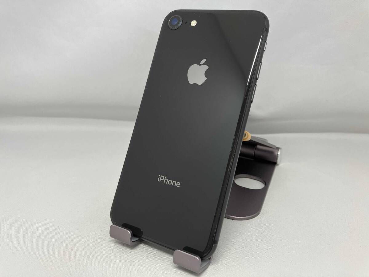 Apple 【ジャンク】 MQ782J/A iPhone 8 64GB スペースグレー au【SIM 