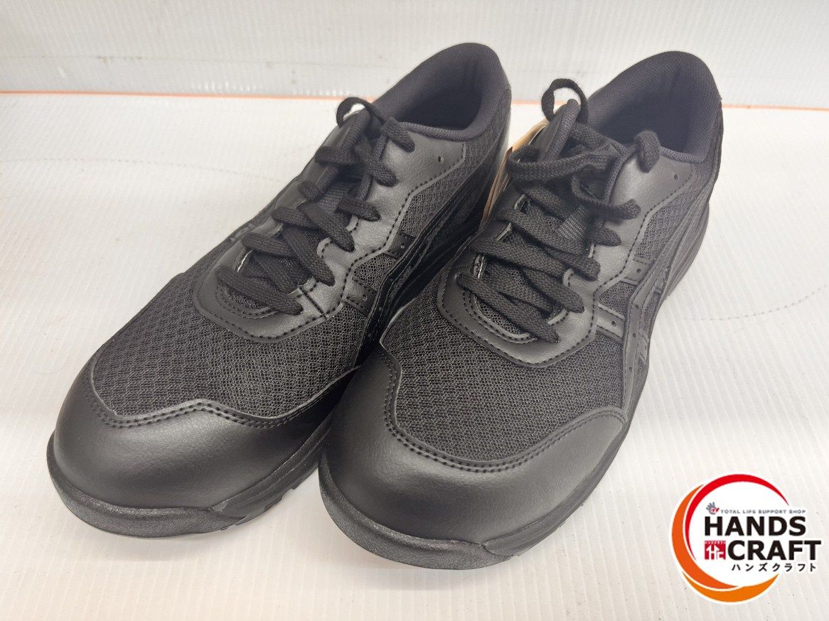 アシックス asics 安全靴 26 cm WINJOB CP 221 ブラック×ブラック ウィンジョブ 作業靴
