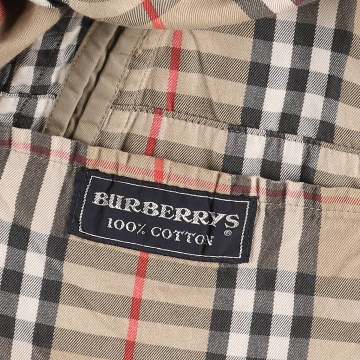 古着 バーバリー Burberry's コットン100％ トレンチコート 英国製