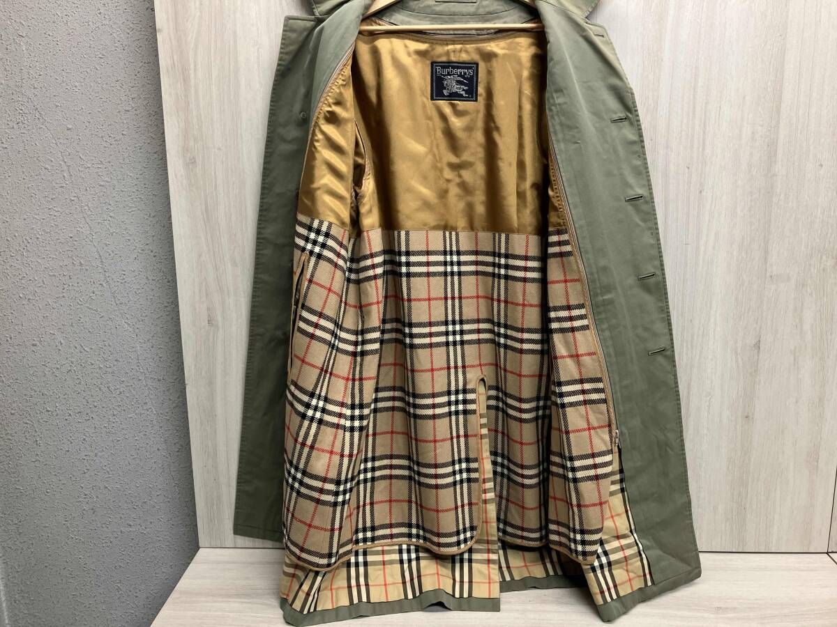 Burberrys バーバリー ステンカラーコート ライナー付き カーキ - メルカリ