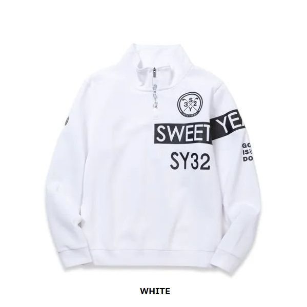 SY 32 ゴルフ ゴルフウェア トレーナー ハーフジップ ロング 長袖 メンズ おしゃれ ブランド かっこいい SYG 24 A 020 お取り寄せ