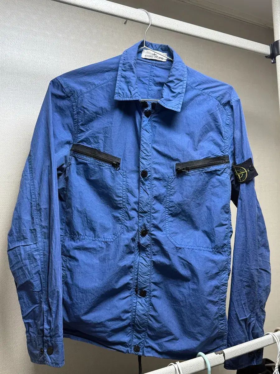  STONE ISLAND ストーンアイランド ウィンドブレーカー ジャケット ブルー 95 テーラードジャケット ジャケット アウター