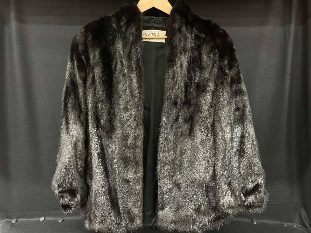 リヴィエラ RIVIERA ミンクファーコート ブラウン サイズ13