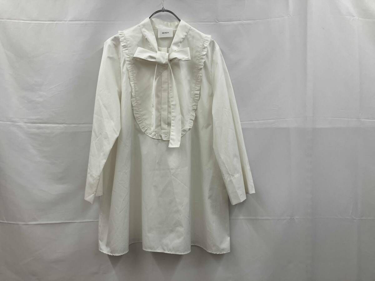 OHGA オオガ ボウタイブラウス OHGA-1049 フリーサイズ ホワイト 通年