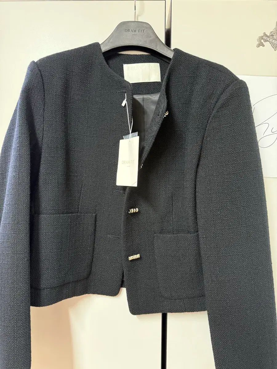 DRAW FIT ドローフィット ウィメンズ ツイード ジャケット