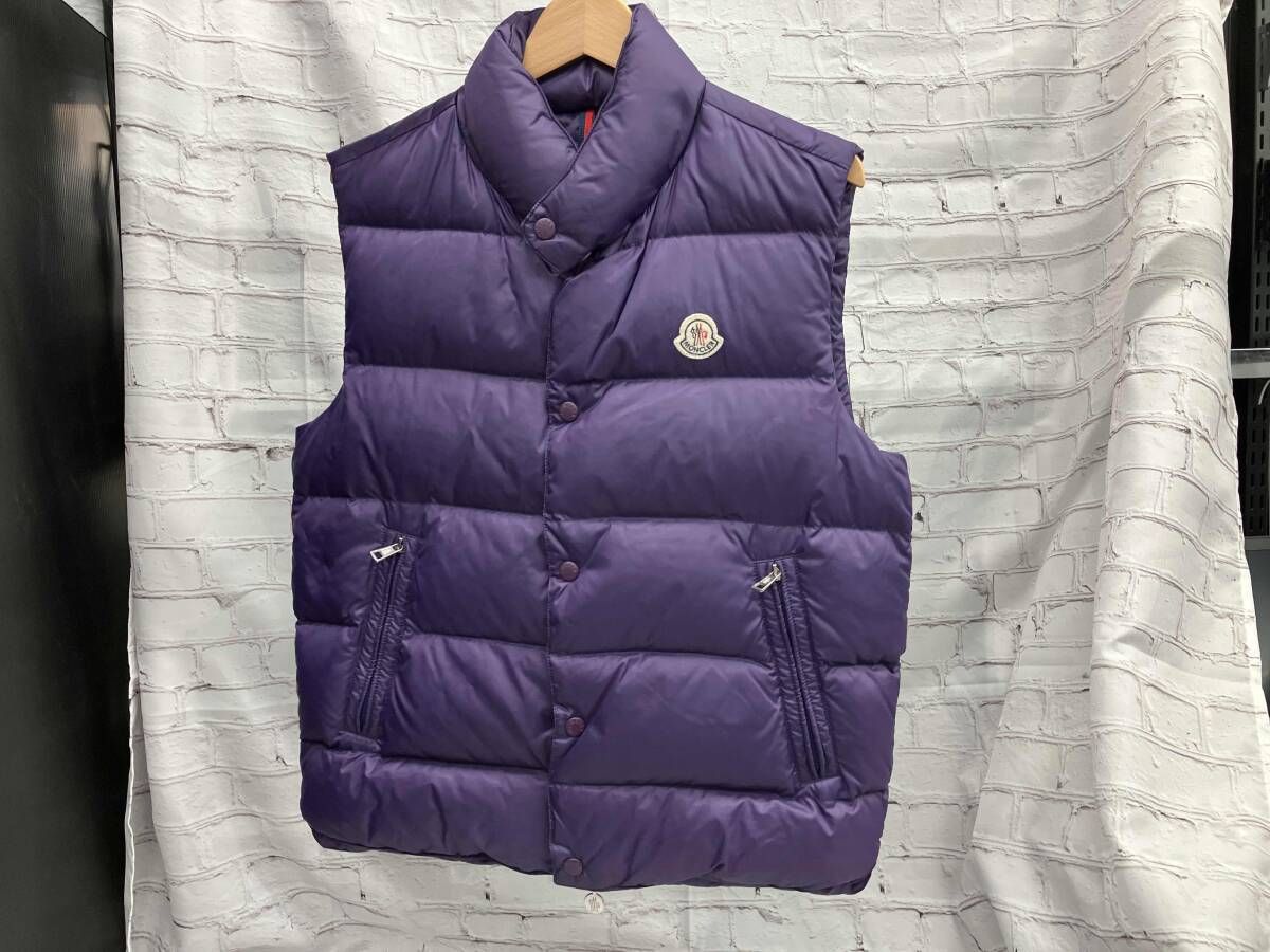 MONCLER 43330 50 68959 ダウンベスト ダウンジャケット パープル