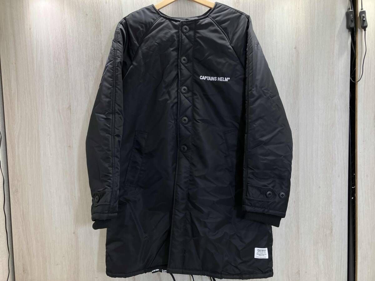 冬 CAPTAINS HELM キャプテンズ ヘルム NO COLLAR MILITARY HALF JACKET ミリタリージャケット ノーカラージャケット  MA-1 M-65 Mサイズ