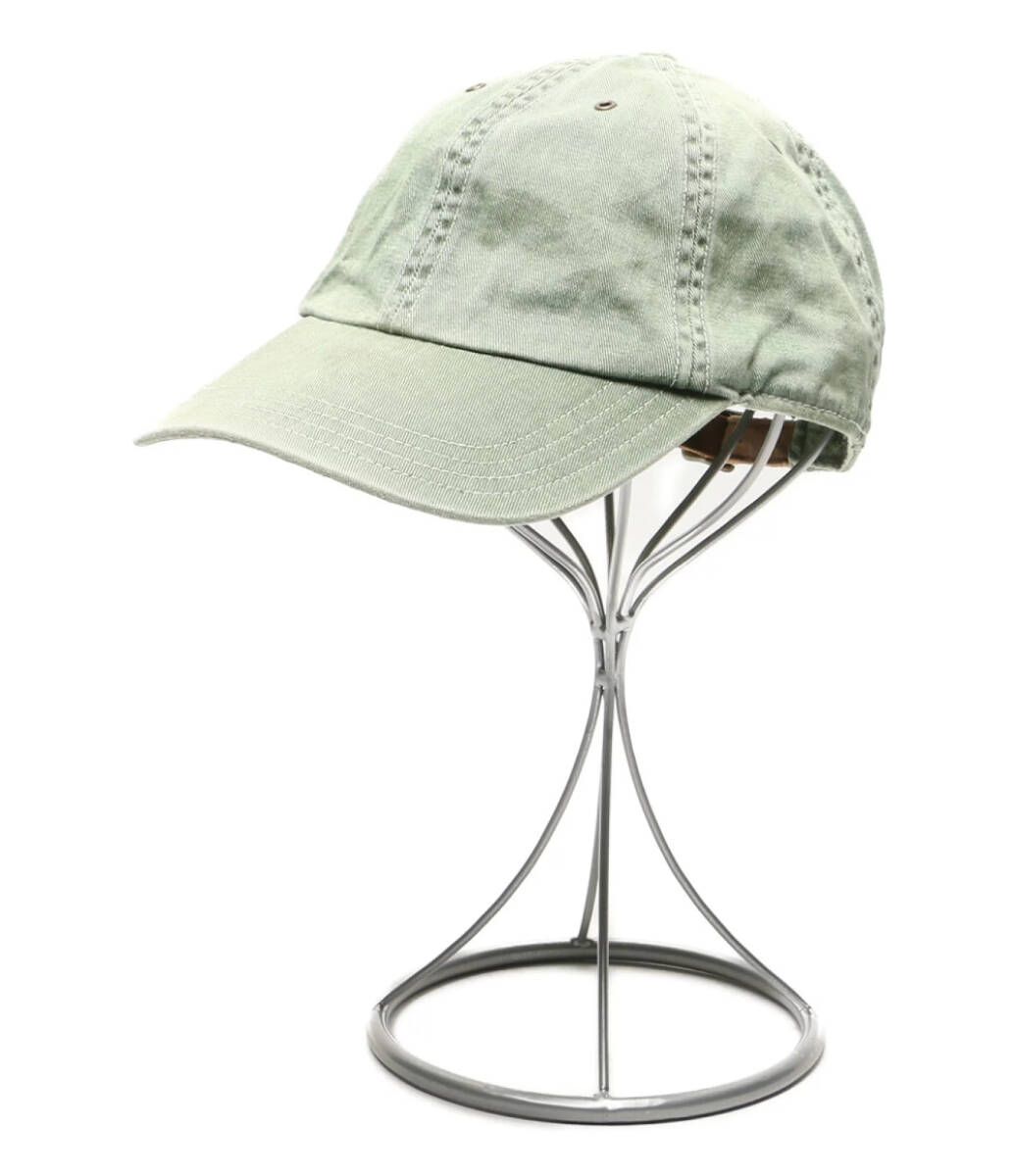 RRL Ralph Lauren コットンツイルキャップ 6パネル グリーン メンズ SIZE ONE ダブルアールエルラルフローレン