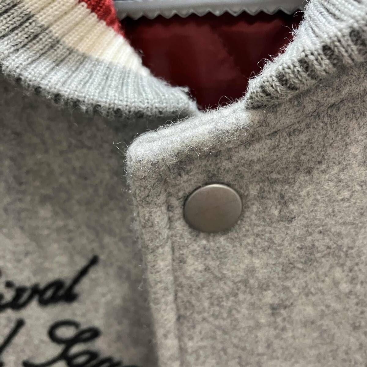 Champion / チャンピオン / スタジャン / 表記サイズL / グレー - メルカリ