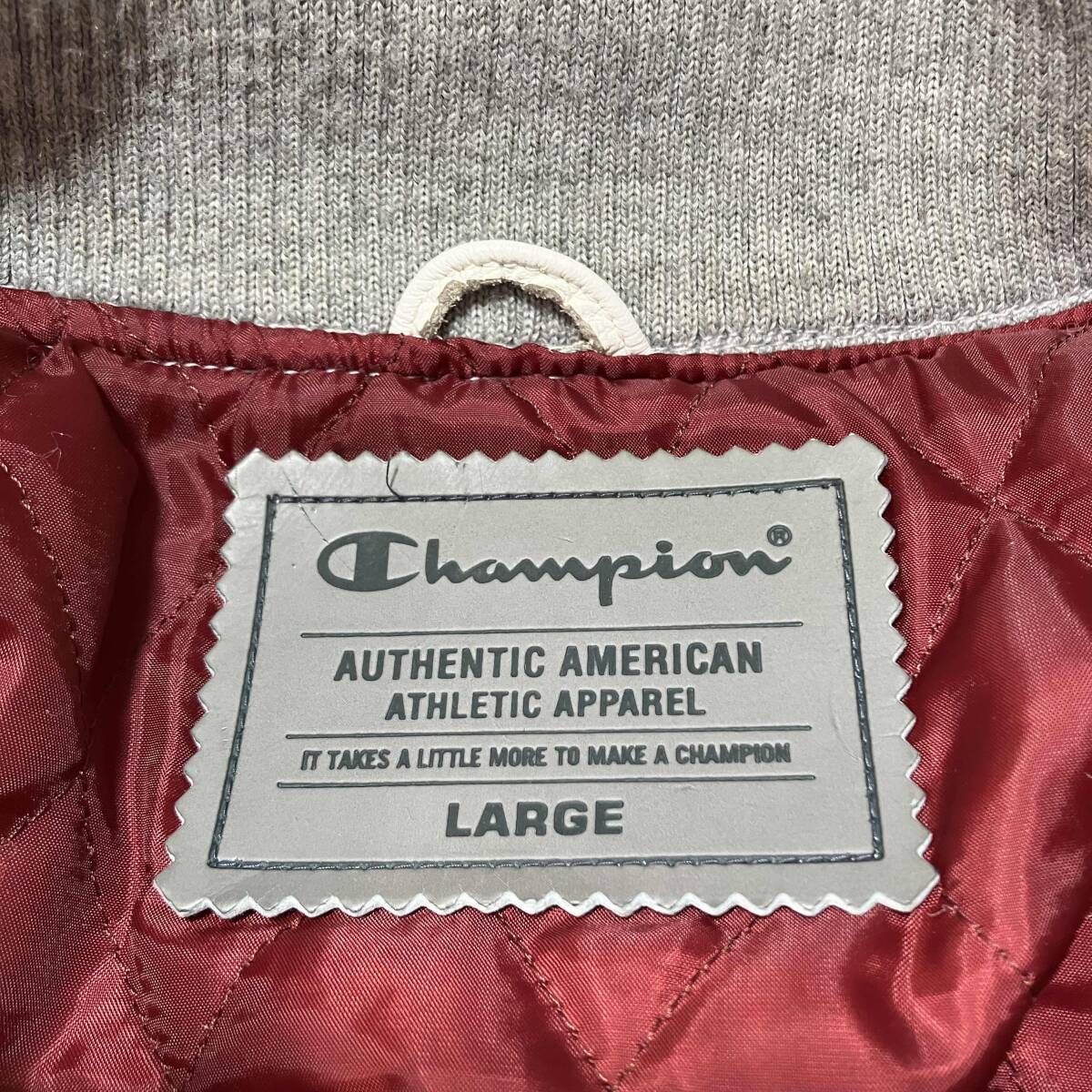 Champion / チャンピオン / スタジャン / 表記サイズL / グレー - メルカリ