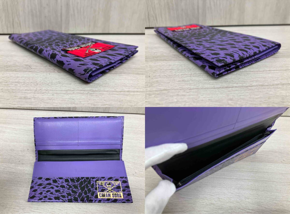 ① cream soda 二つ折り長財布 クリームソーダ - メルカリ