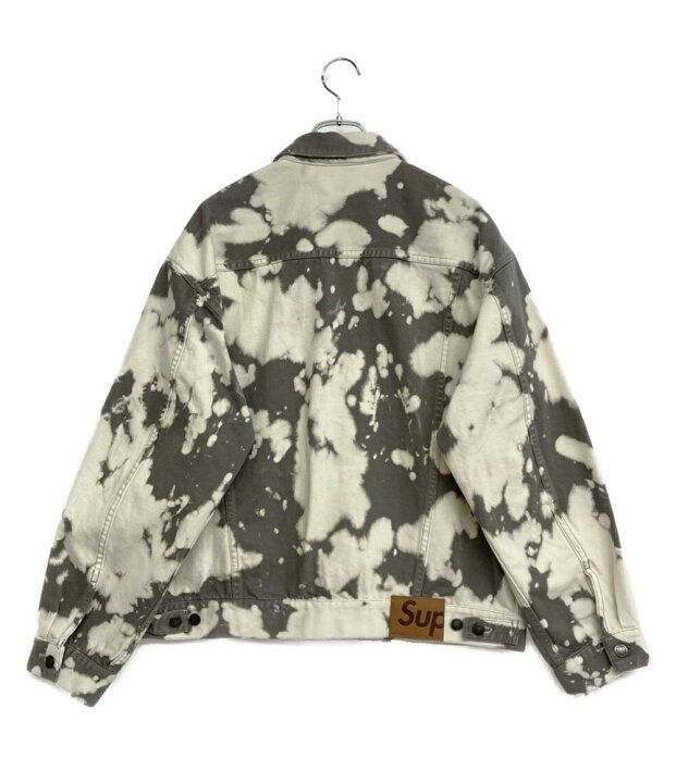 25ss Supreme DENIM TRUCKER JACKET サイズL ホワイト系 グレー系