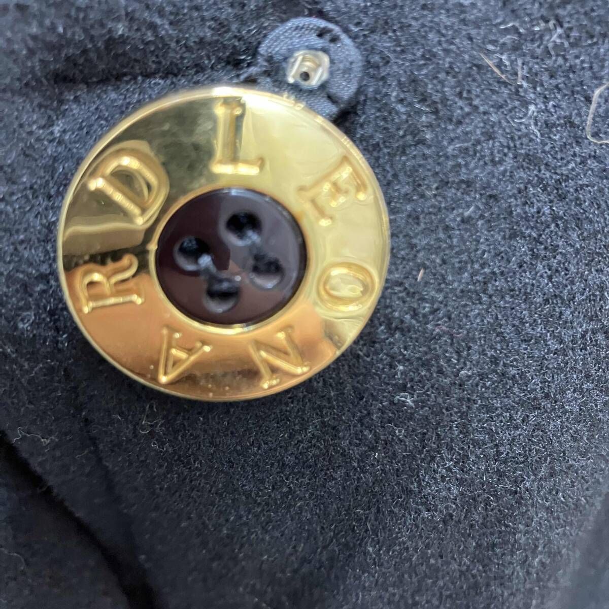 LEONARD FASHION / レオナール / ウールステンカラーコート / 金ボタン