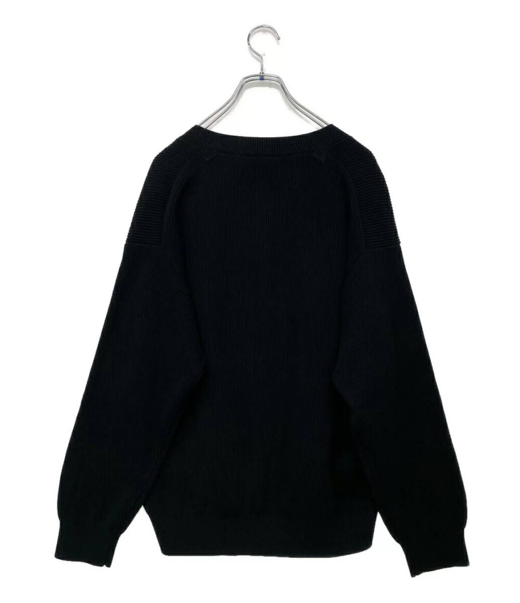 AURALEE オーラリー　カーディガン 美品　サイズ4 ブラック AURALEE SUPER HARD TWIST RIB KNIT CARDIGAN A8SC01TR カーディガン