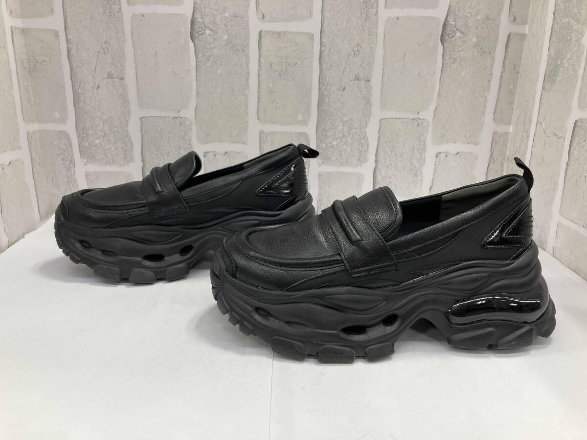 JEANASiS パンプス ブラック キリカエボリュームローファー 通年