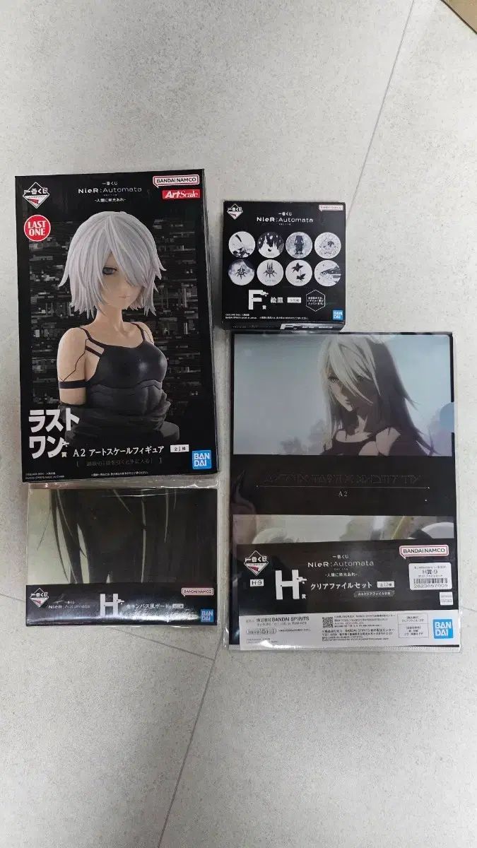 NieR Automata 一番くじ ラストワン A 2 胸像 フィギュア グッズ セット