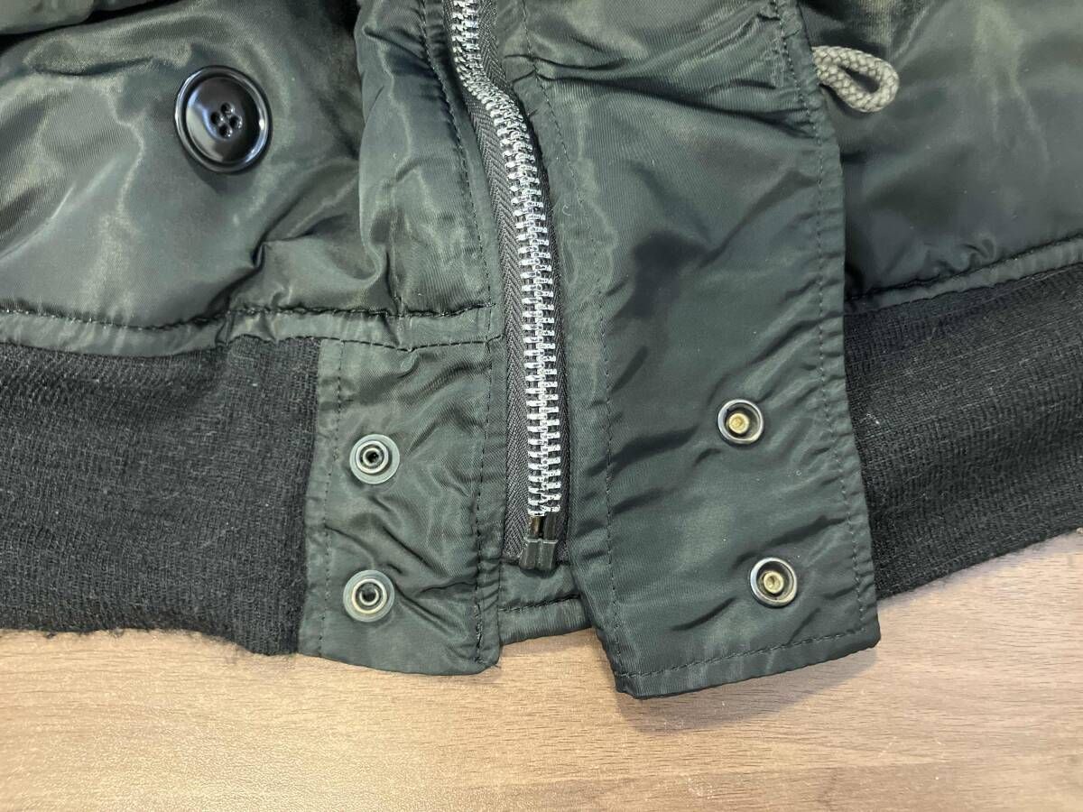 ALPHA ｱﾙﾌｧ ﾌﾞﾗｯｸ 状態考慮 色ヤケ IDEAL 80s 民間 N-2B アメリカ製