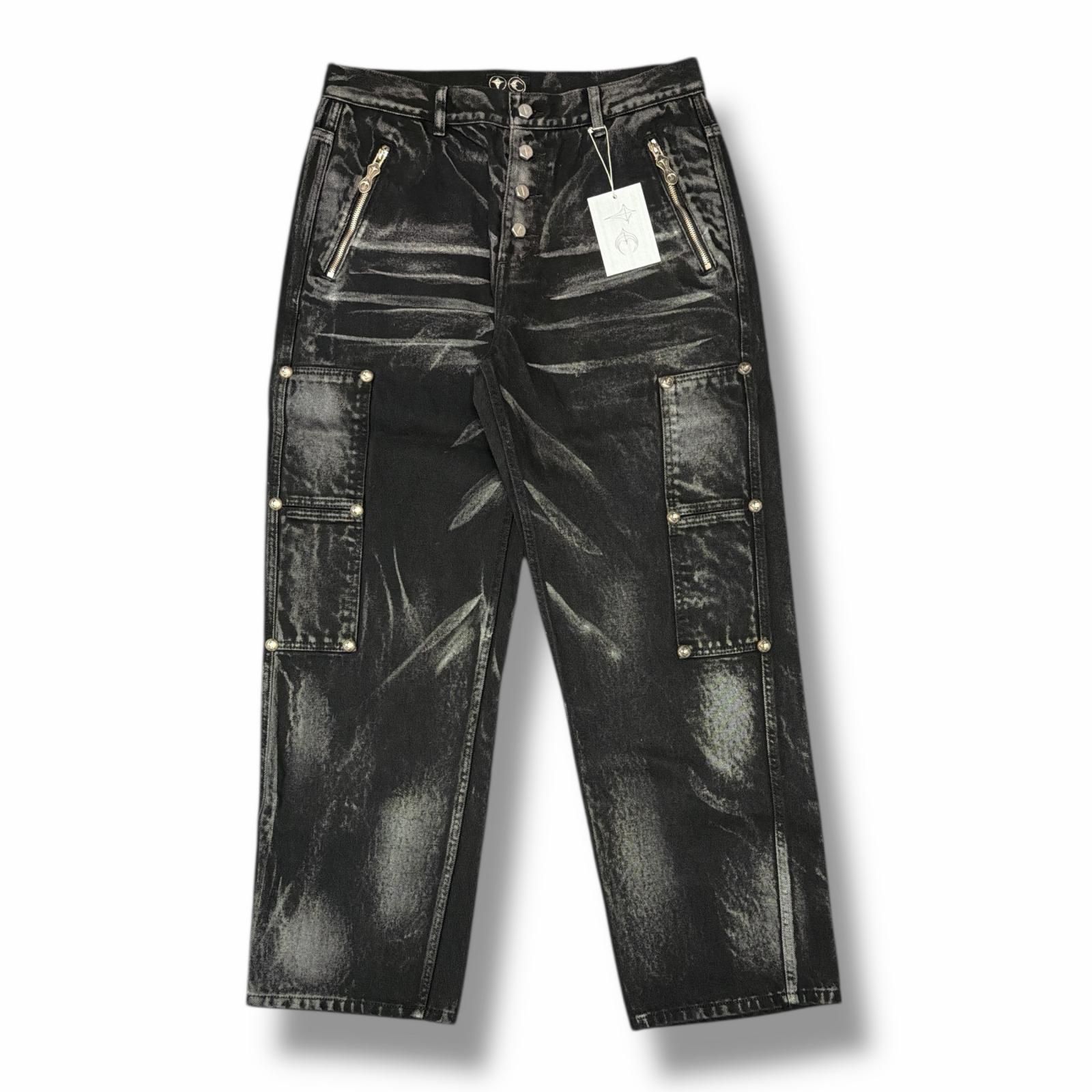 未使用 THUG CLUB LEAVE A TRACE DENIM PANTS リーブトレースデニム 