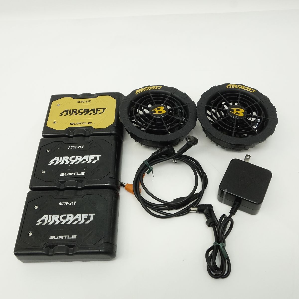 BURTLE AIRCRAFT ファンユニット・バッテリー BURTLE AIRCRAFT 空調服 バートル バッテリーファンセット22v 楽天市場
