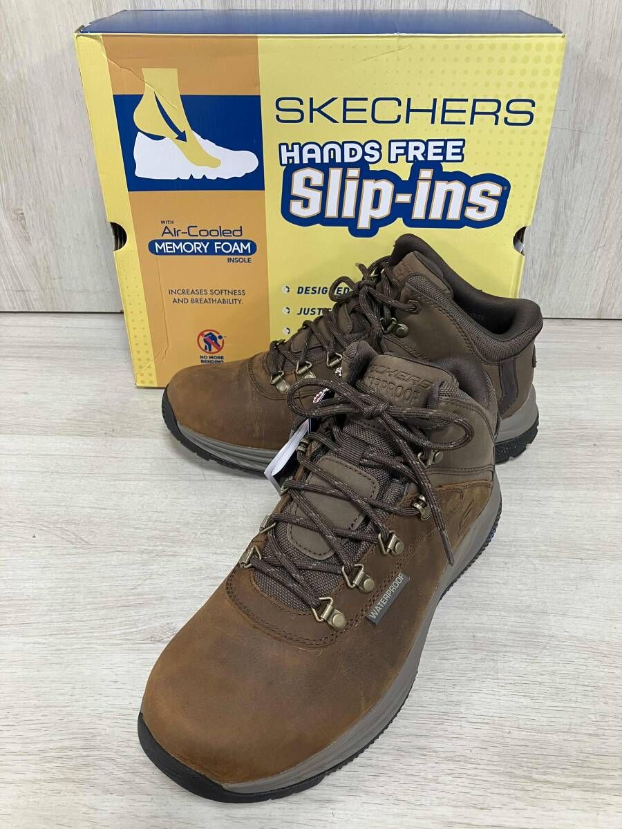 スケッチャーズ スニーカー スリップインズ メロエ パイクマン ブラウン 27 cm