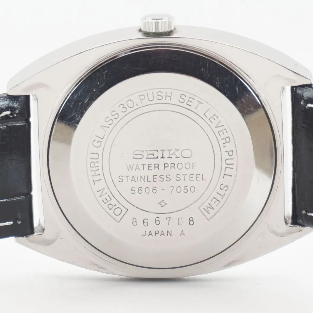  SEIKO セイコー Lord Matic ロードマティック 5606 7050 1968年製 自動巻き デイデイト 23石 シルバー文字盤 メンズ ヴィンテージ 時計 稼働品 自動巻き時計 腕時計(アナログ)