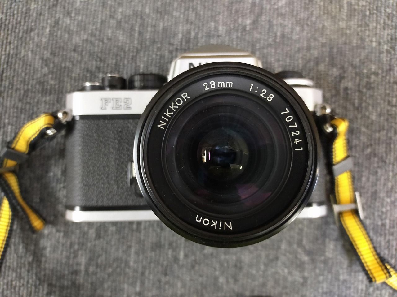 シャッター 済 撮影未 Nikon FE 2 NIKKOR 28 mm F 8 フィルムカメラ