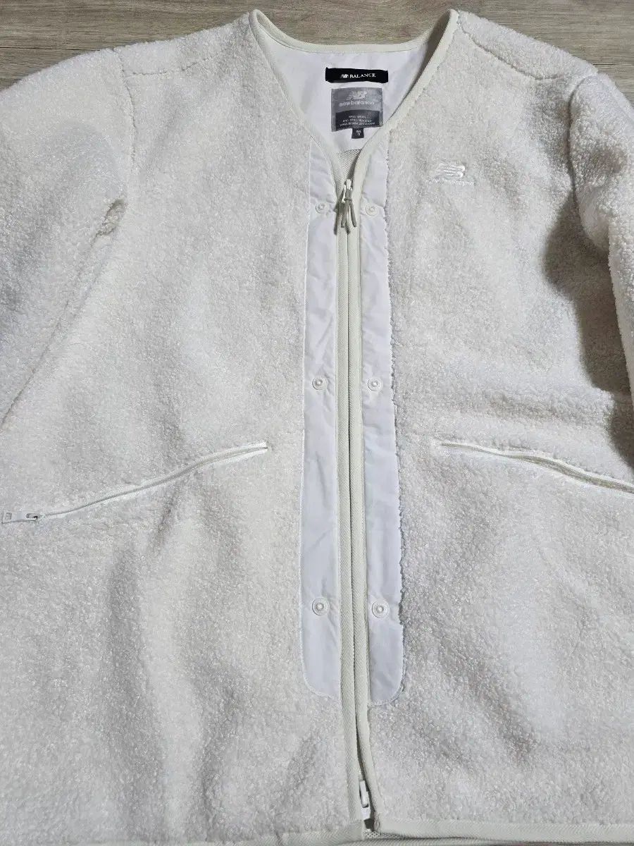 ニュー ンス アイボリー ボア ジャケット