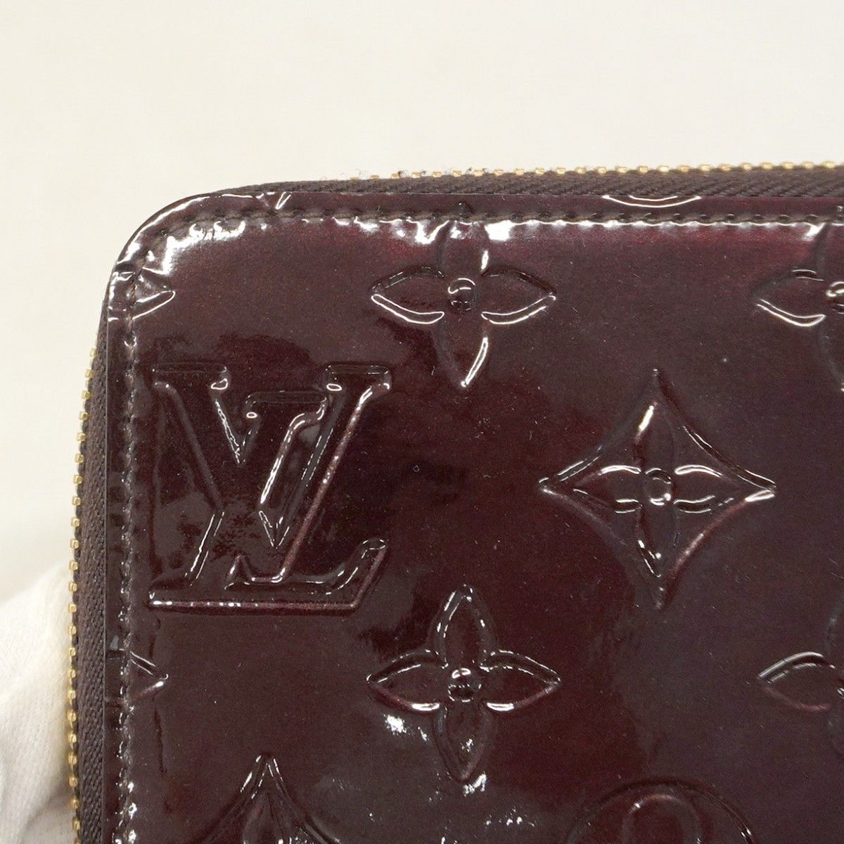 ☆SALE【5pa1056】ルイヴィトン 長財布 ヴェルニ ジッピーウォレット