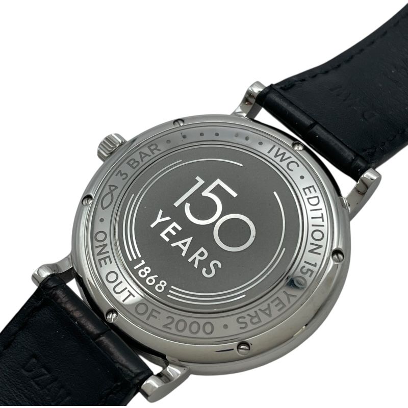 インターナショナルウォッチカンパニー IWC ポートフィノオートマティック 150イヤーズ ブルー SS 自動巻き メンズ 腕時計