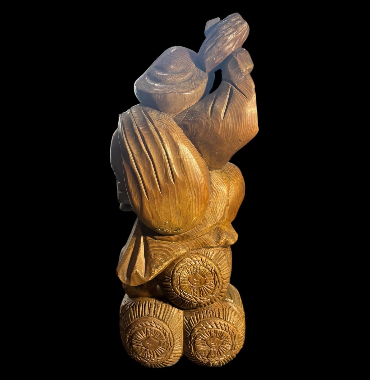 木彫り 大黒天 七福神 木製 大黒様 開運 縁起物 彫刻 仏像 古美術