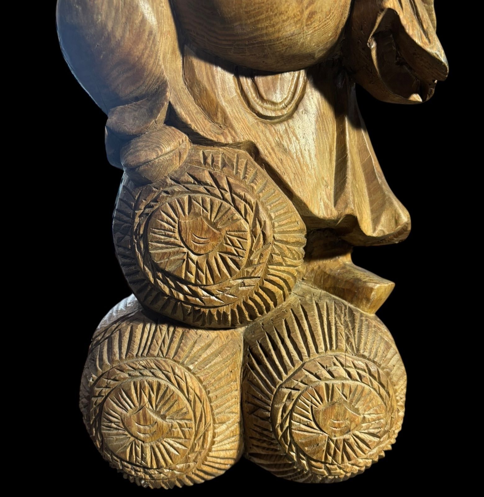 木彫り 大黒天 七福神 木製 大黒様 開運 縁起物 彫刻 仏像 古美術
