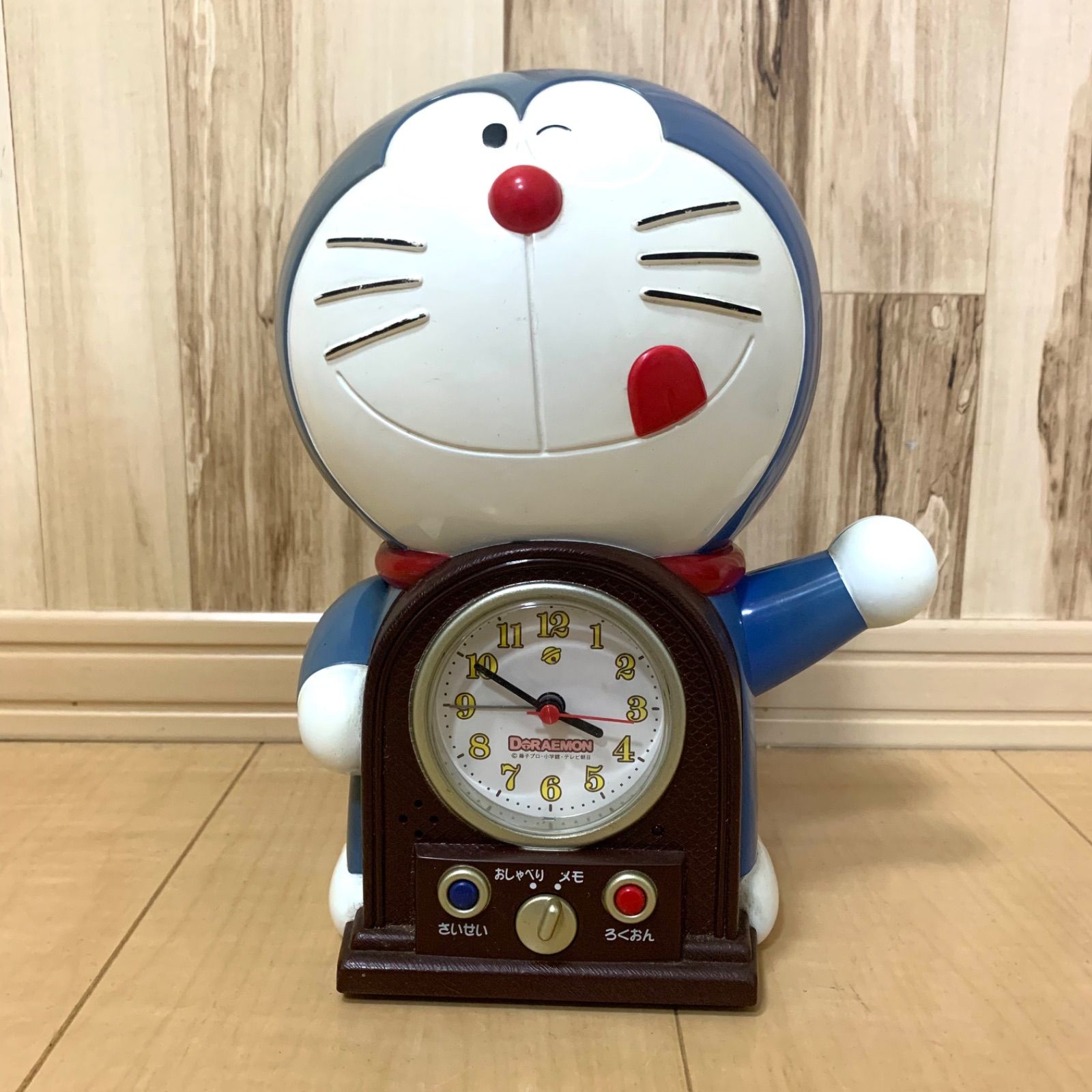 動作確認済 ドラえもん おしゃべり目覚まし時計 大山のぶ代 激レア】大山のぶ代 ドラえもん おしゃべり 目覚まし時計 録音・再生