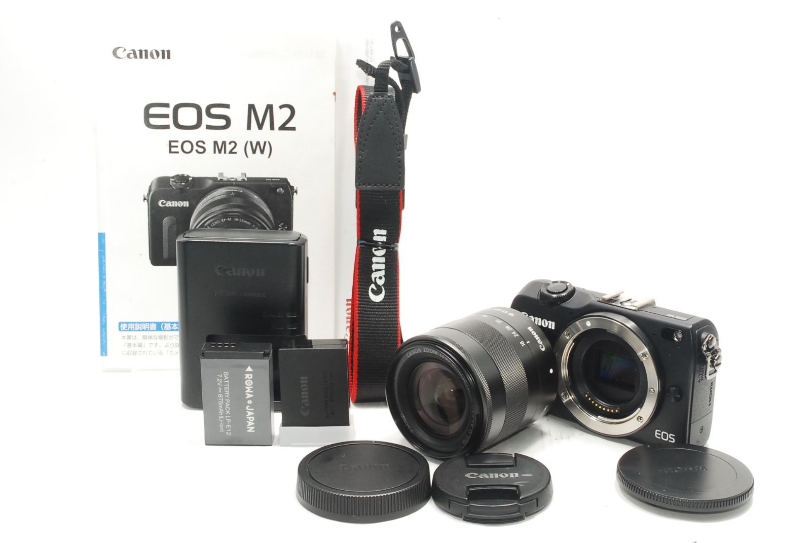 ☆美品☆キヤノン Canon EOS M2 EF-M 18-55mm IS STM レンズキット