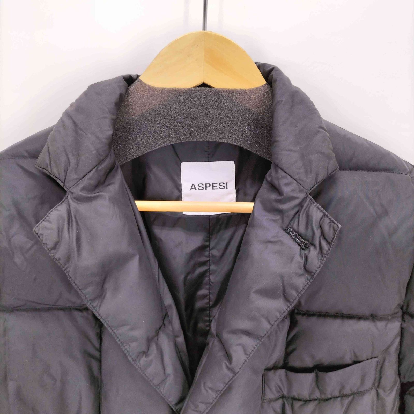 アスペジ ASPESI BOBONE SUPER DRY ダウン チェスターコート メンズ