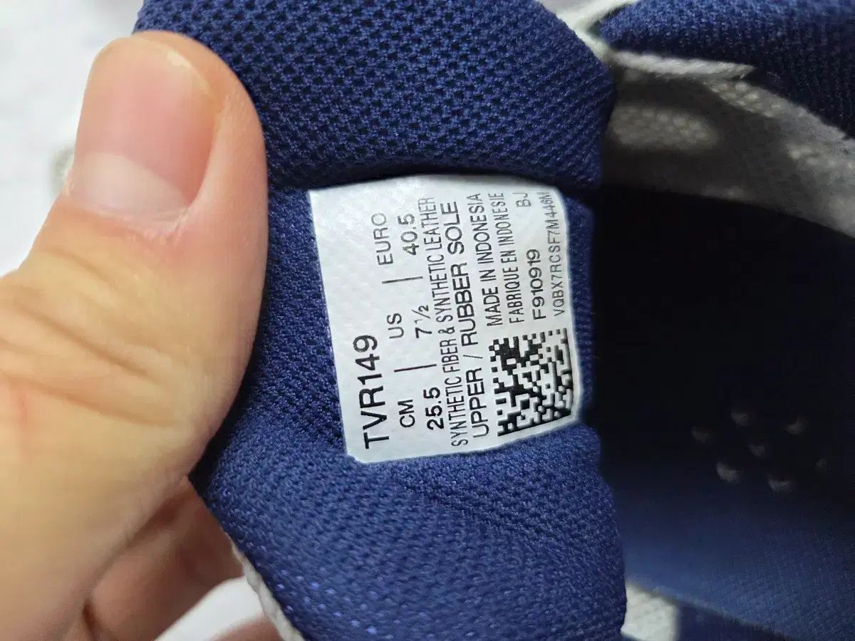  アシックス ローテ リー ブー FL 5 白 紺 ブルー 255 その他 バドミントン