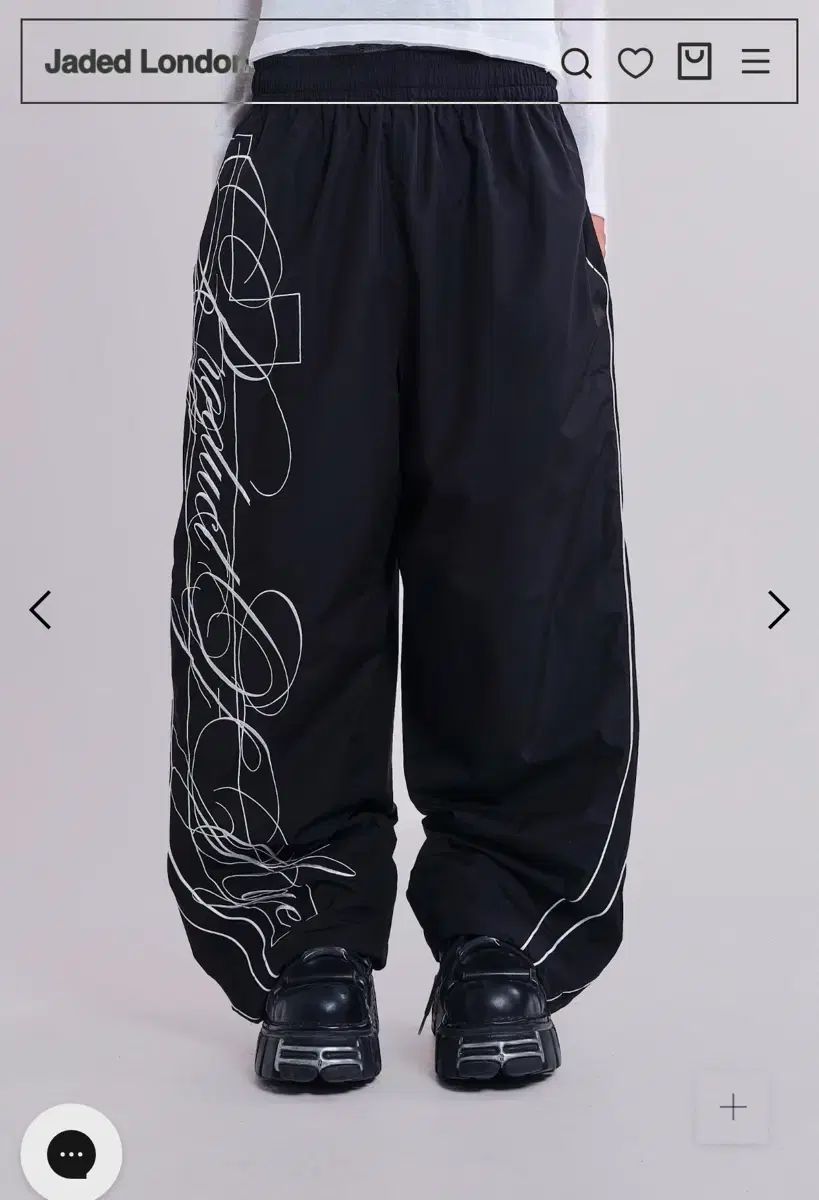 Jaded london Black Vapor Tracksuit ジョガーパンツ