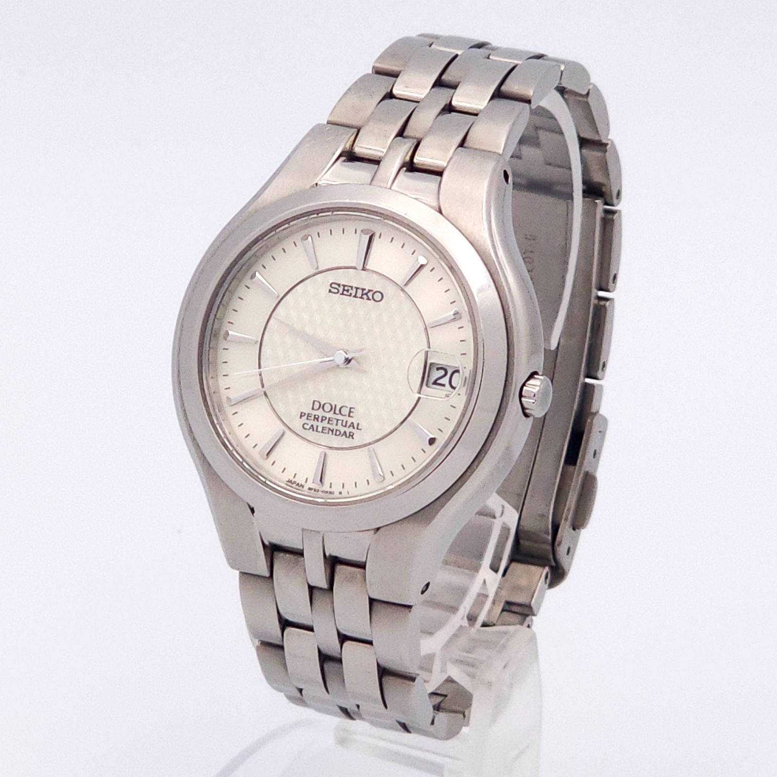 SEIKO セイコー ドルチェ パーペチュアルカレンダー 8F32-0260 QZ 動作 