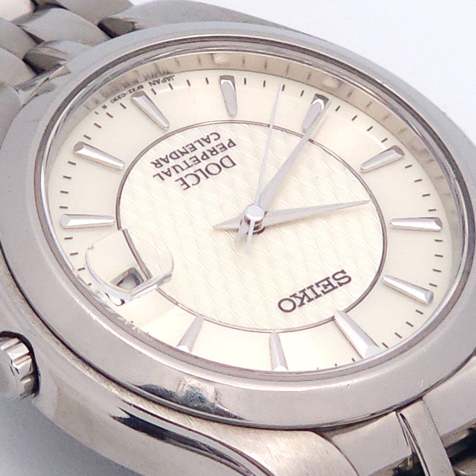 SEIKO セイコー ドルチェ パーペチュアルカレンダー 8F32-0260 QZ 動作 