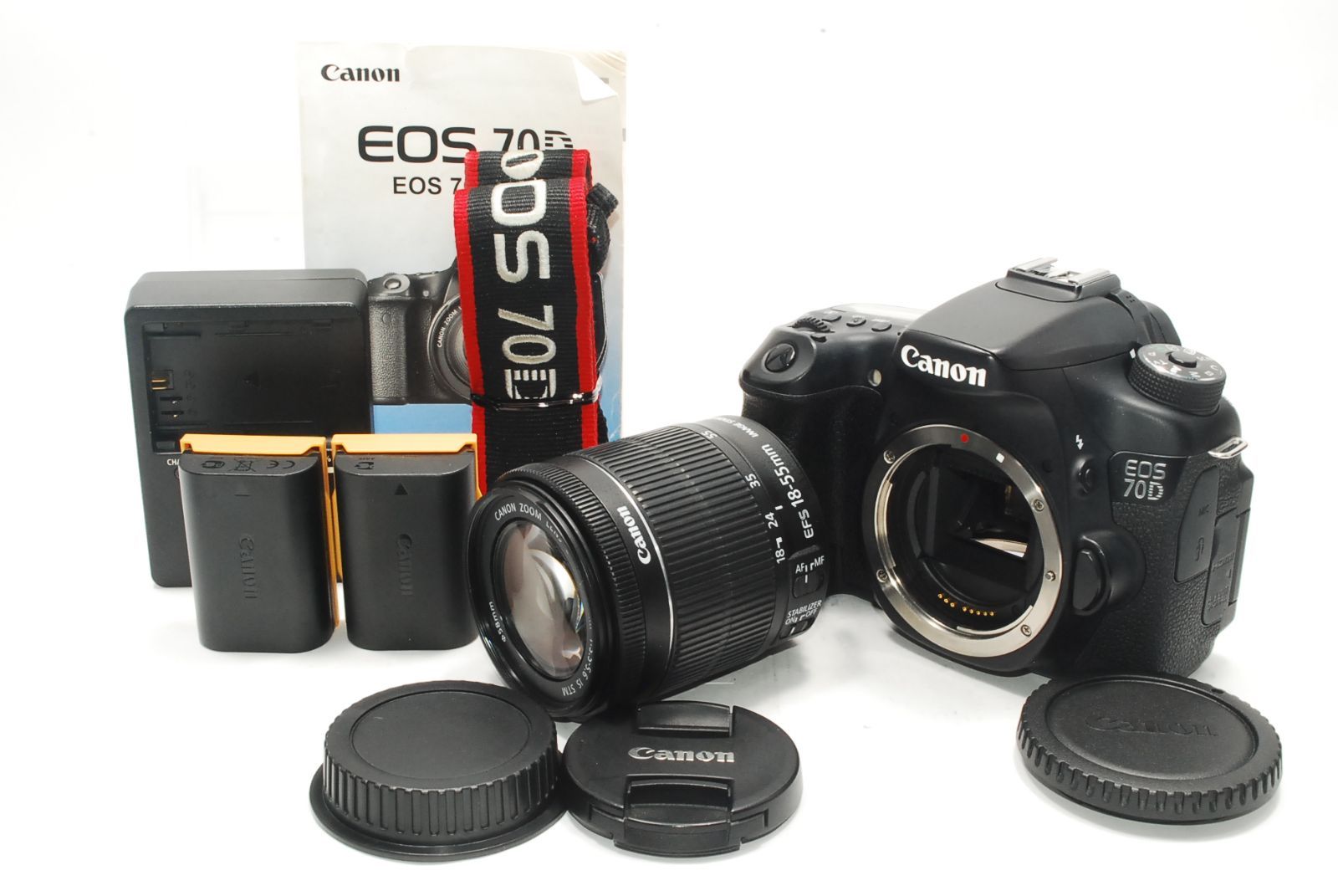 Canon キヤノン EOS 70 D ボディ EF-S 18-55 mm F 3.5-5.6 IS STM z 912