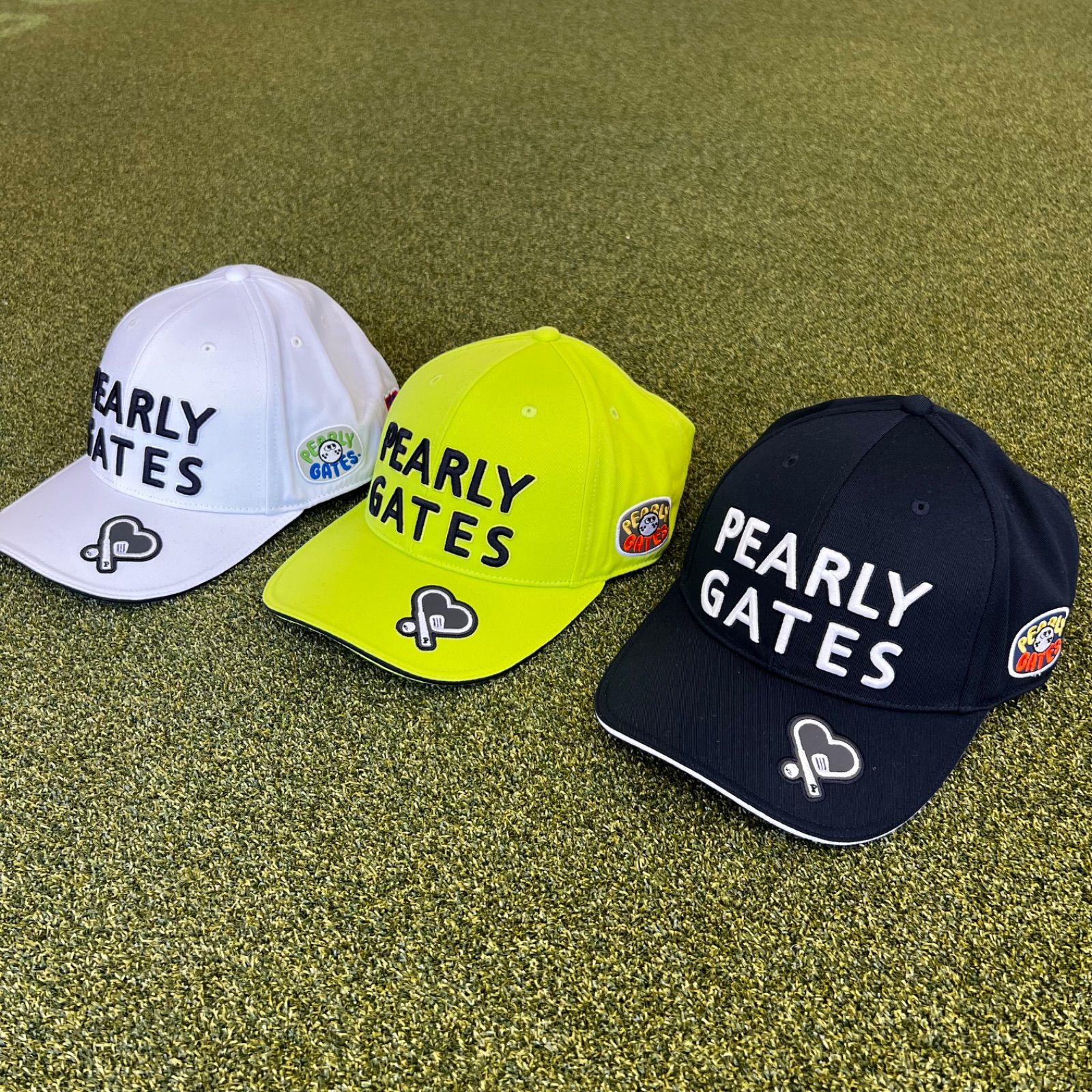 RILY キャップ 新品未使用2点 2026SS 新品タグ付10％OFF】PEARLY GATES 2段ロゴリサイクルツイル