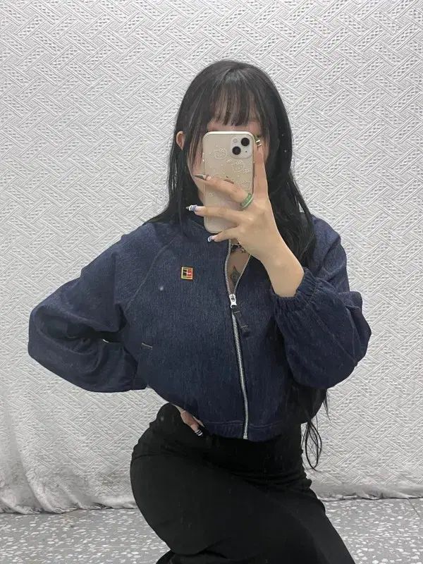 ナイキ ドライフィット クロップド デニム トラックジャージ ジャケット ジップアップ 95 C 06208