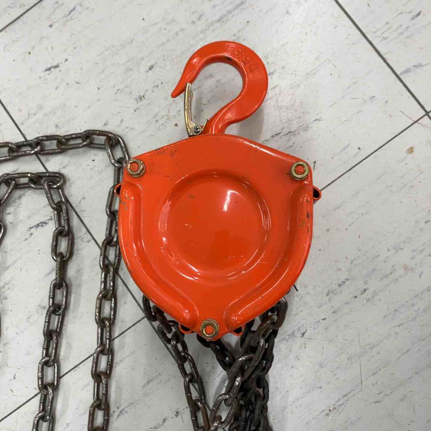 送料含む！【中古品】◇チェーンブロック チェーンホイスト ニッチ HE 