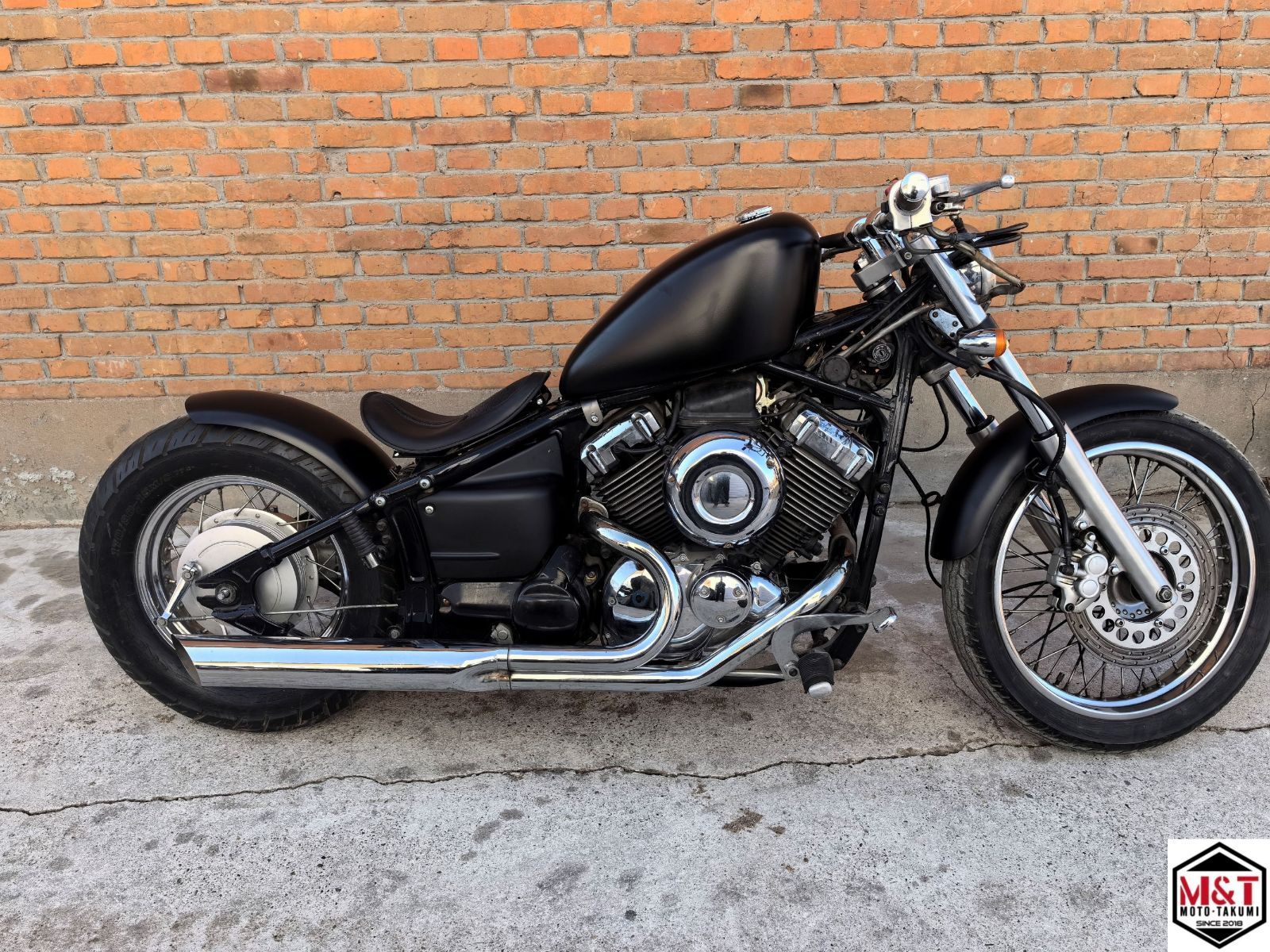 T-167B 黒塗装 13L 大容量 YAMAHA ヤマハ ドラッグスター DRAGSTAR400