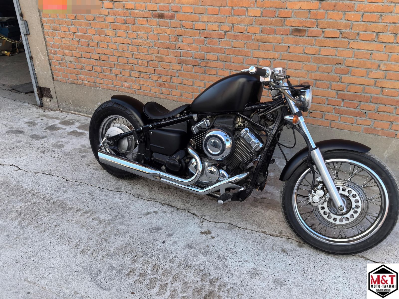 T-167B 黒塗装 13L 大容量 YAMAHA ヤマハ ドラッグスター DRAGSTAR400