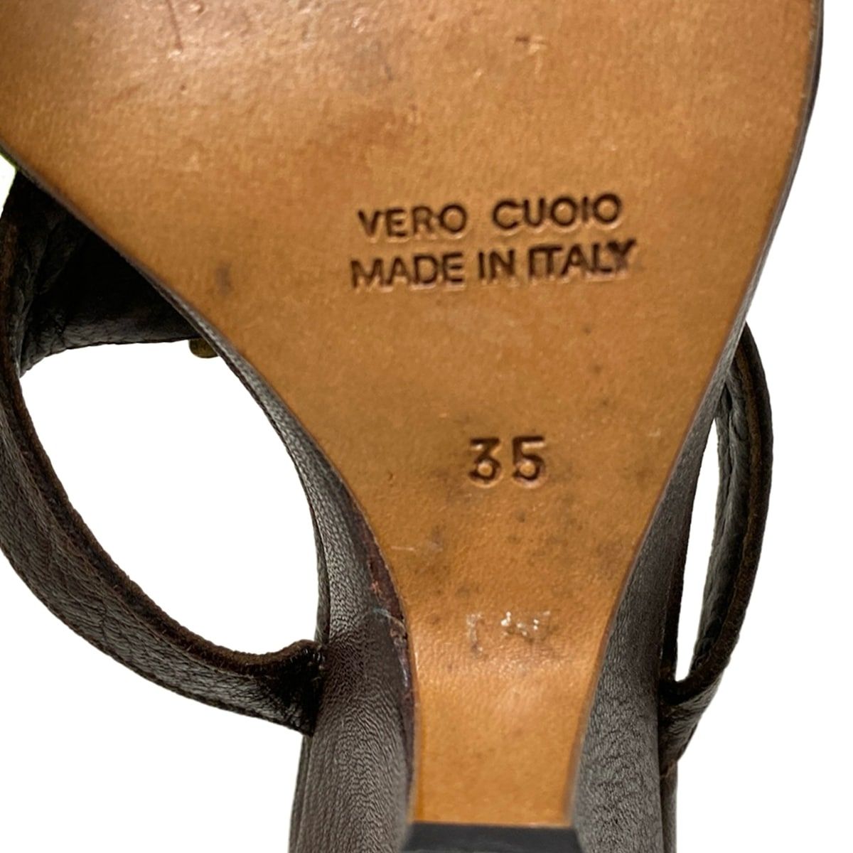 ダークブラウン ラインストーン