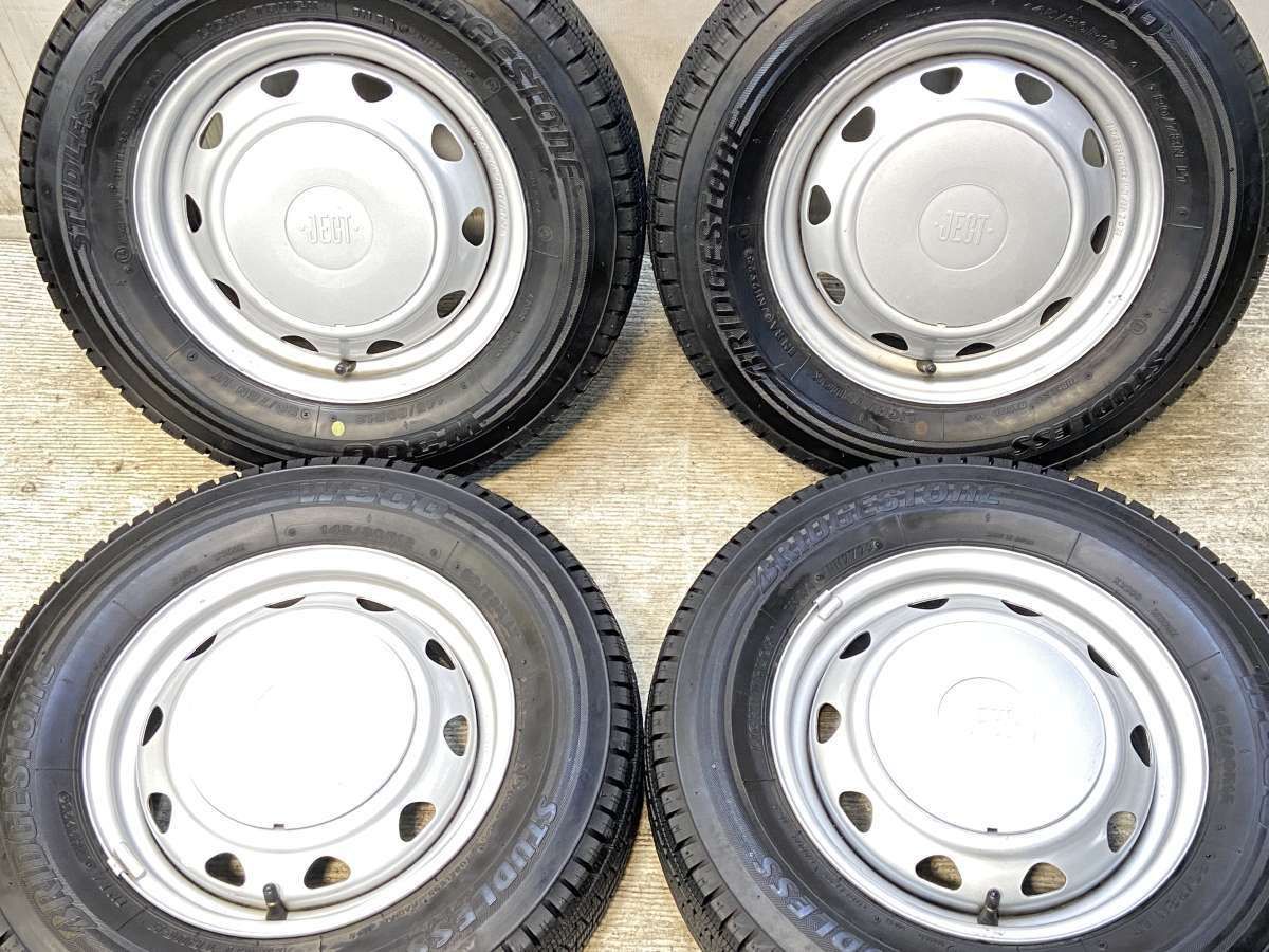 145/80R12 80/78LT ブリヂストン W300 JECT WD 12x3.5 100/110/114.3-4