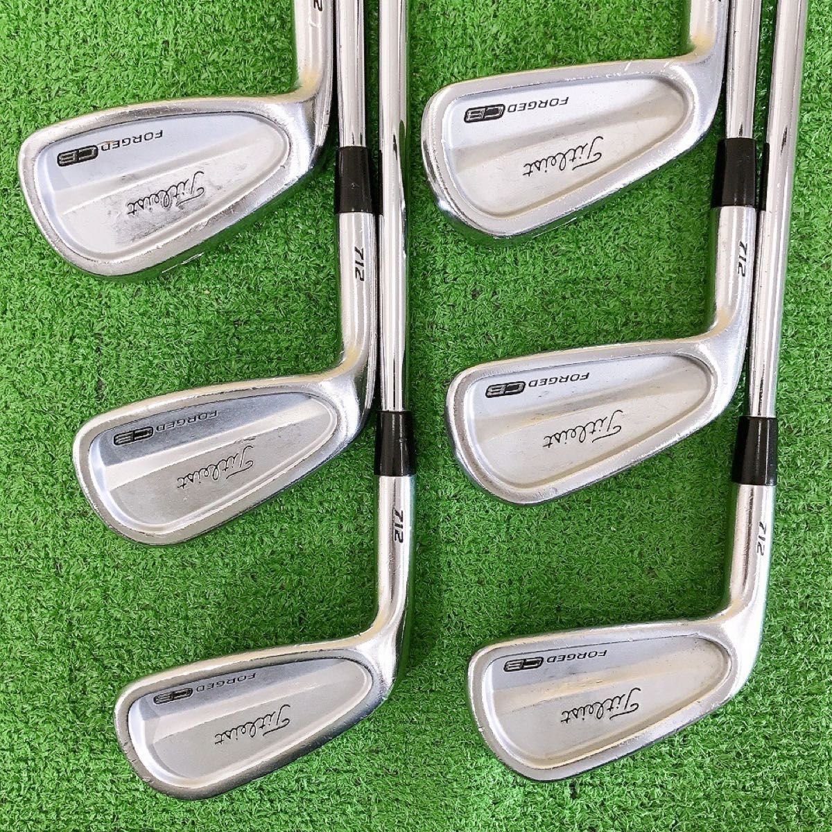 ツ66☆タイトリスト CB712 6本レフティアイアンセット Titleist左利き