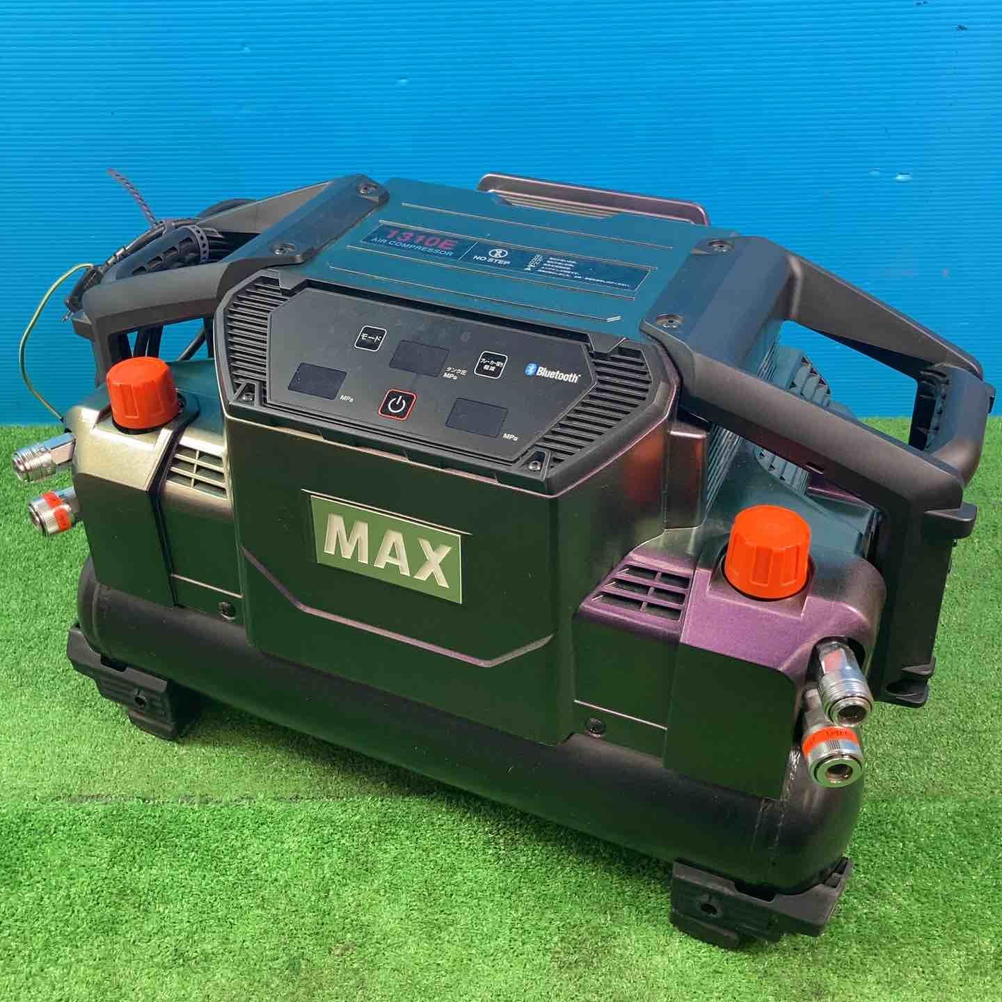 マックス MAX 高圧 エアコンプレッサー AK-HH 1310 E 高圧×4 ＿グリーンアメジスト