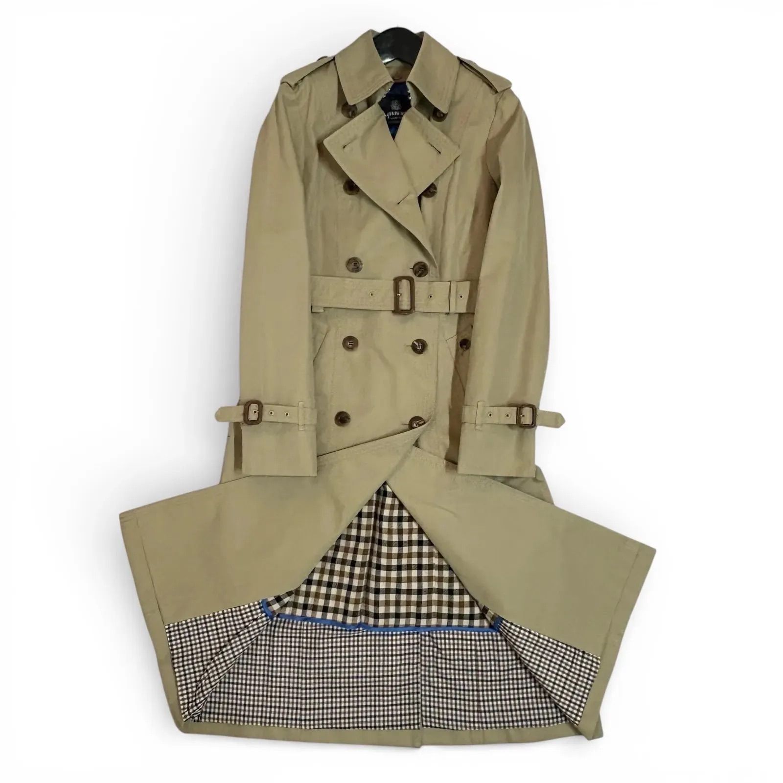 【極美品・XL】アクアスキュータム トレンチコート クラブチェック ライナー付き Aquascutum（アクアスキュータム） 【極美品】Aquascutum コート