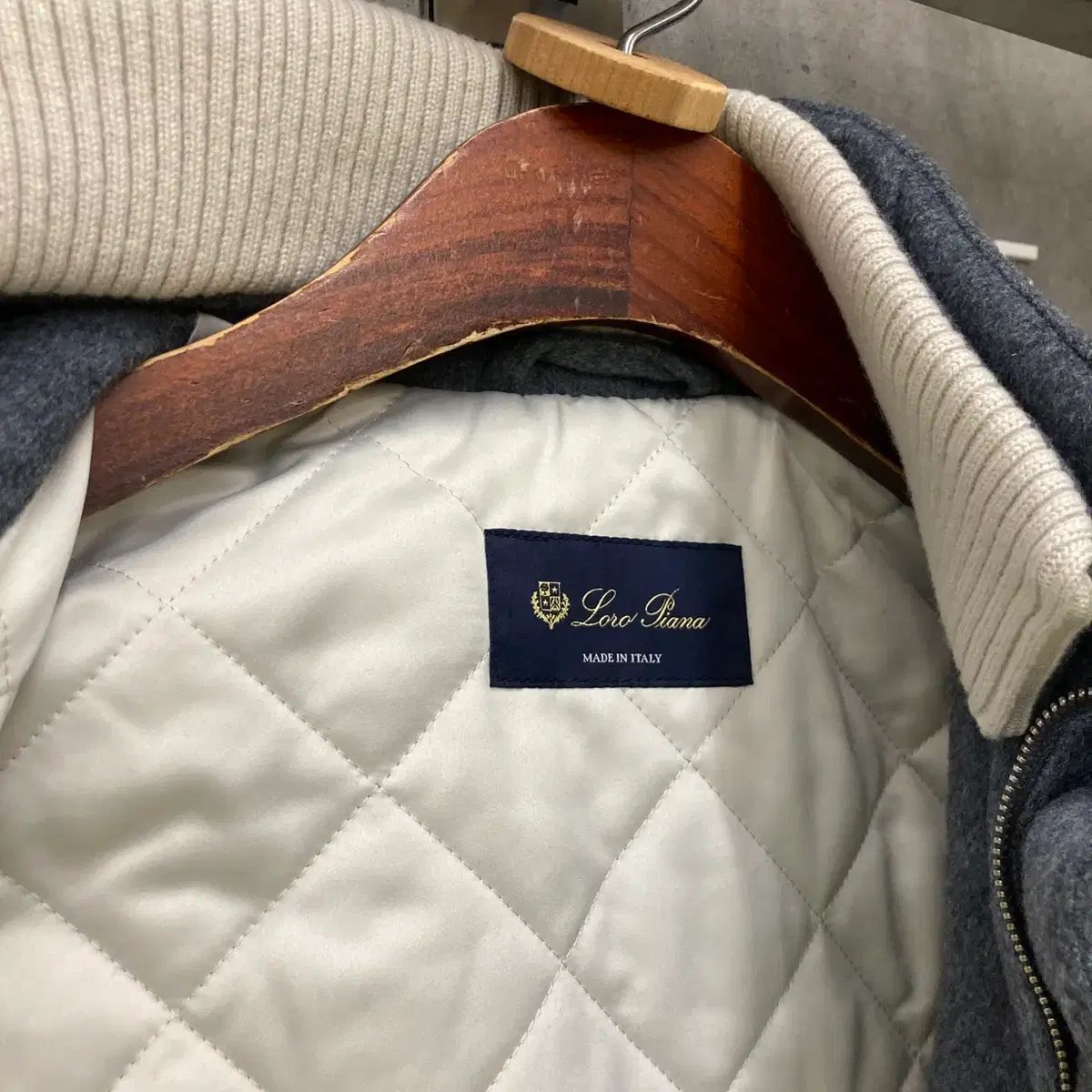  ロロ ピアーナ カシミア キッズ アイソ ジャケット グレー その他 ジャケット ブルゾン